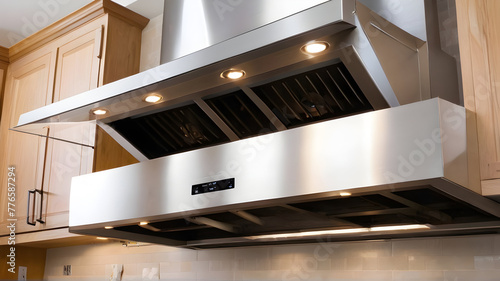 Kitchen exhaust fan in kitchen