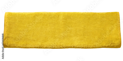 Yellow cotton beach towel Transparent Background Images 