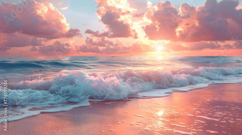 Tranquil Seashore Dawn