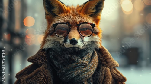 Fox Marketing Solutions, Clever and resourceful visuals featuring foxes to represent marketing strategies, branding solutions, or advertising campaigns