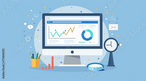 Monitor your websites performance using tools like Google Analytics and Google Search Console to track key metrics such as traffic, rankings, and conversions ,high resolution