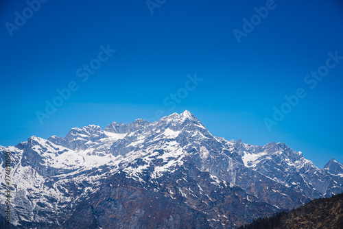 snow covered Himalayas mountains 