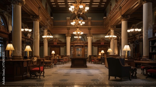 ornate building interior government