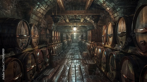 The Wine Cellar A Journey Through the Ages Generative AI