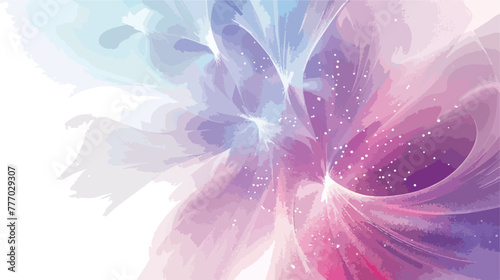 Rendering colorful fantasy light illustrated fractal background