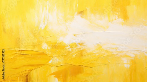 wall yellow brush strokes