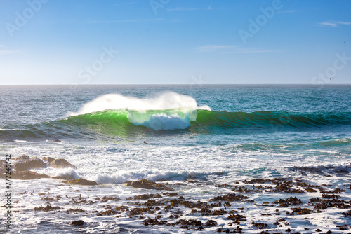 Breaking waves over Bantry Bay