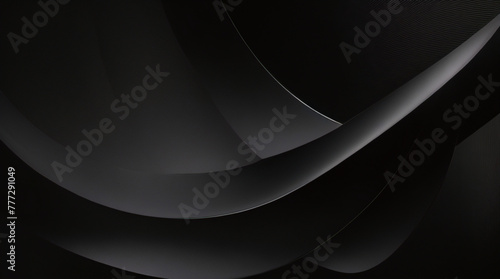 黒の抽象的なバナーの背景。斜めの線を持つ暗い深い黒の動的ベクトルの背景。モダンなクリエイティブなプレミアムグラデーション。幾何学的な要素を持つビジネス プレゼンテーション バナーの 3 d カバー