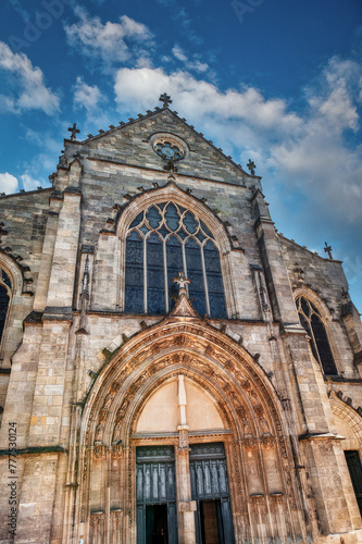 Saint Peter's Church in the old town of Bordeaux. France