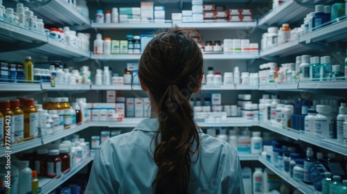 A pharmacist conducting medication therapy reviews, evaluating patient medication regimens for appropriateness, effectiveness, and safety, and recommending adjustments as needed.