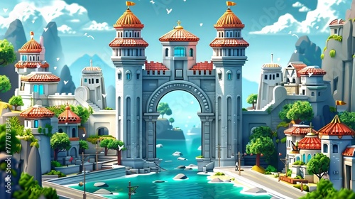 Fantasy City Gate