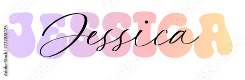 Jessica Planner Name, Sticker, label, nametag & identify