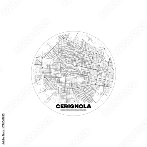 Map of Cerignola