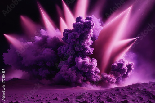 Purple Dust Explosion