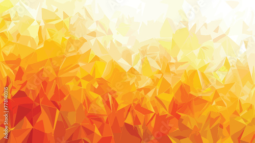 Light Yellow Orange vector abstract polygonal texture