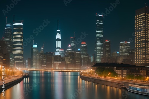 city at night | view of the city | country at night | city skyline at night