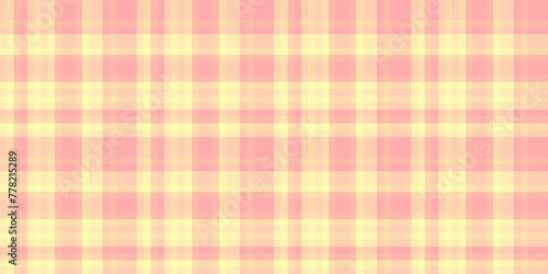 Figure textile plaid fabric, frame seamless tartan background. Curtain texture pattern check vector in red and light colors.