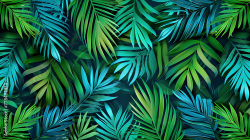 Fondo de hojas de plantas tropicales