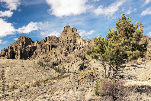 Jim Mountain desert landscape in northwest Wyoming, USA