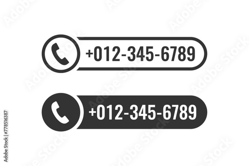 Call us now button. Call sign. Hotline, Customer service, Call center button