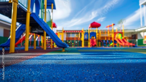 School children playground park equipment wallpaper background