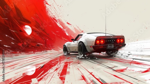 White Corvette, Red Vortex
