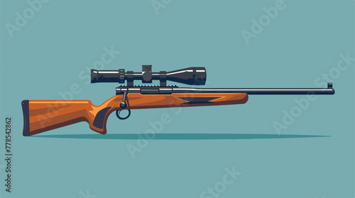 Air rifle icon vector illustration design 2d flat c