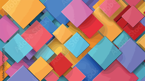 Background. Vector Illustration of abstract squares
