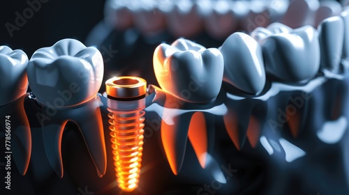 Dental implant, restoring smiles precision and durability, reliable solution for missing teeth, improving oral health confidence natural looking lasting results, personalised care for brighter smile.