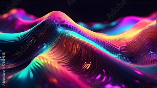 Fractal designs are mesmerizing illustrations that play with light and color, 