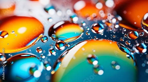 Abstract background of liquid drops 
