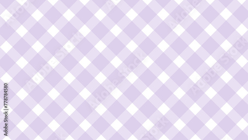 Diagonal violet checkered in the white background 