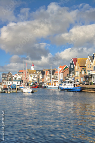 Urk at Ijsselmeer,Flevoland Province,Netherlands