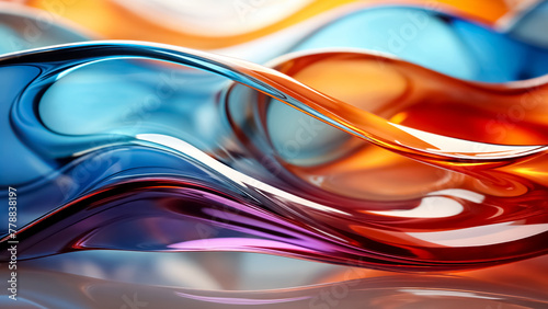 Sleek fluid digital art of vivid colors. Perfect for modern marketing, dynamic backgrounds and covers, vibrant wallpapers and more.