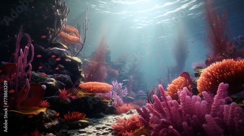 "Submerged Serenity: A Mesmerizing Underwater World"