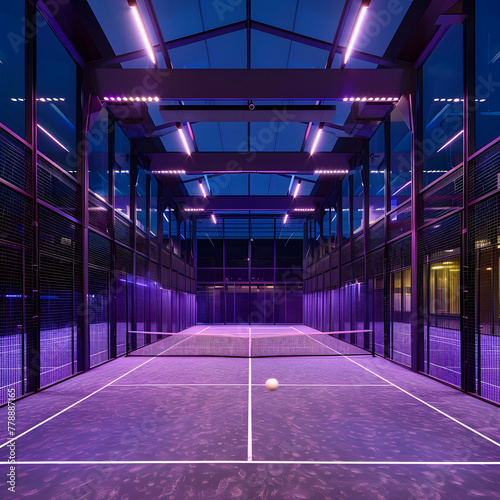 tennis padel trendy court indoor 