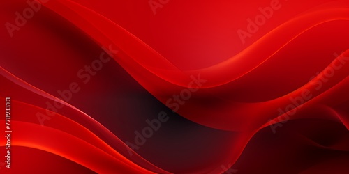Red fuzz abstract background, in the style of abstraction creation, stimwave, precisionist lines with copy space wave wavy curve fluid design 