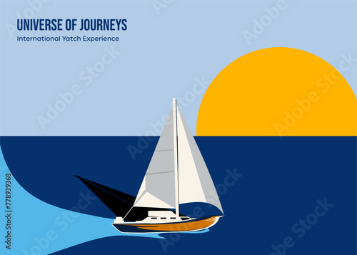 Printship boat wallpaper homepage illustration vector designs