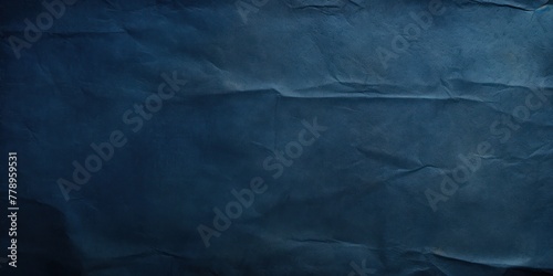 Navy Blue paper texture cardboard background close-up. Grunge old paper surface texture with blank copy space for text or design
