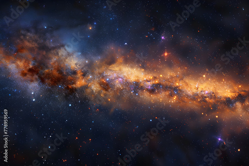 Exploring the Cosmic Infinity: Dramatic Capture of the Milky Way Galaxy