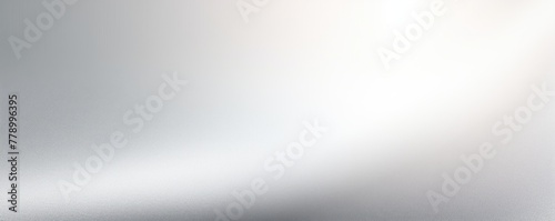 Silver white glowing grainy gradient background texture with blank copy space for text photo or product presentation