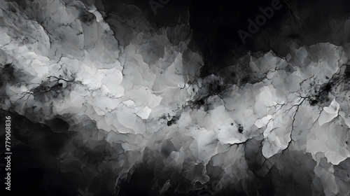 Abstract background. Monochrome texture for​ background​. Image includes a effect the black and white tones. Closeup​ surface​ wall​ concrete​ for​ vintage​ background