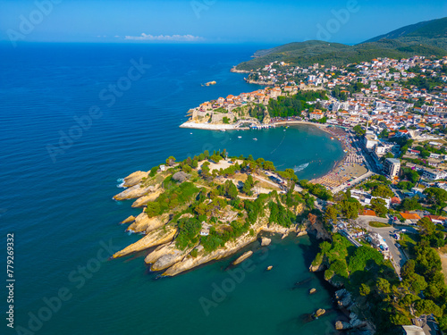 Panorama of Ulcinj in Montenegro