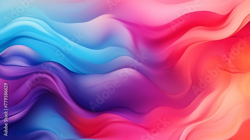 Abstract vibrant color flow abstract grainy background pink blue purple red noise texture summer banner header poster