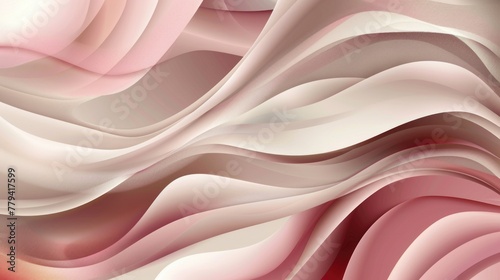 Soft pastel wave patterns. Abstract background in beige and pink tones.