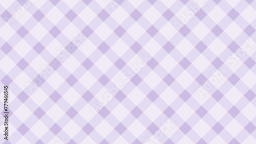 Purple and white seamless pattern diagonal checkered background