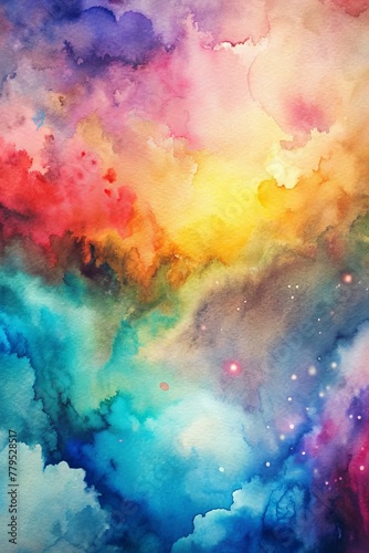 Grace of watercolor: weightless colors and shapes 