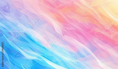 Vibrant colorful abstract background with flowing wavy lines