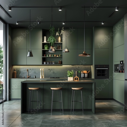 EcoChic Cuisine: Elevating Home Cooking with Green Kitchen Rooms