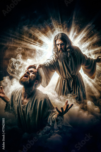 Jesus Casting Out Demon: Spiritual Deliverance